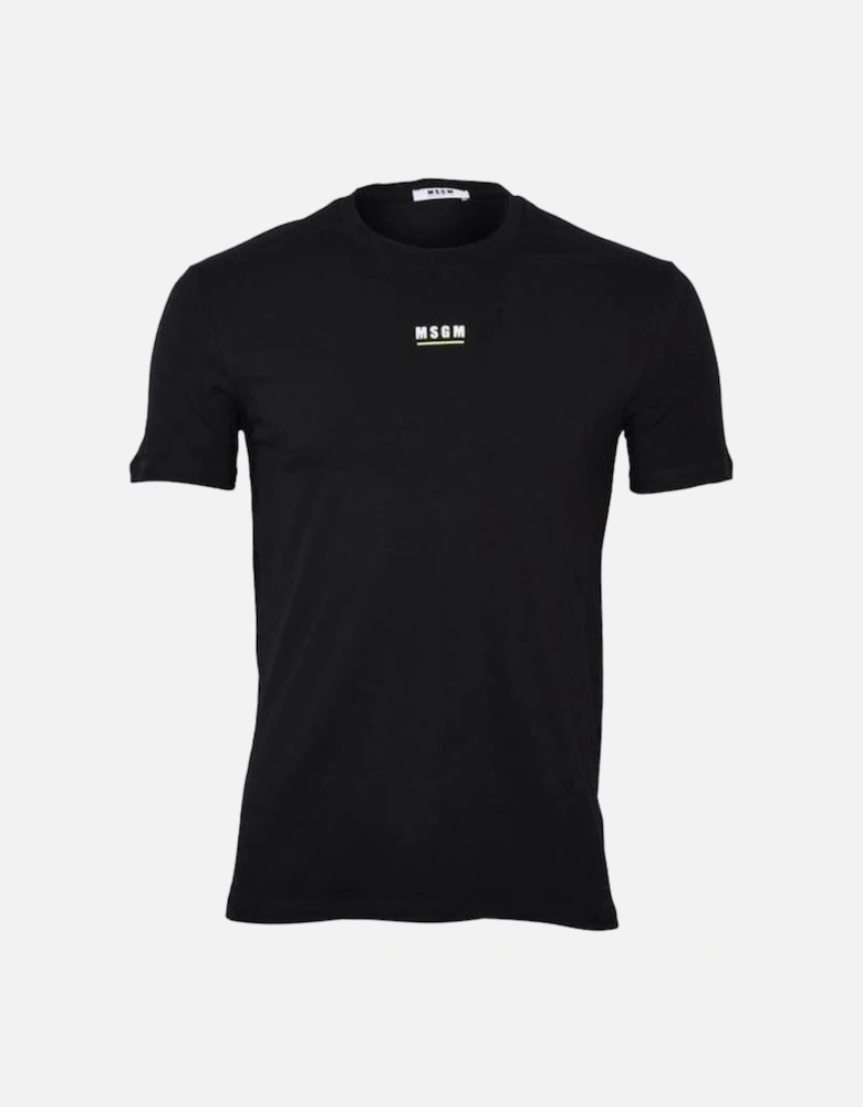 Classic Logo Crew-Neck T-Shirt, Black
