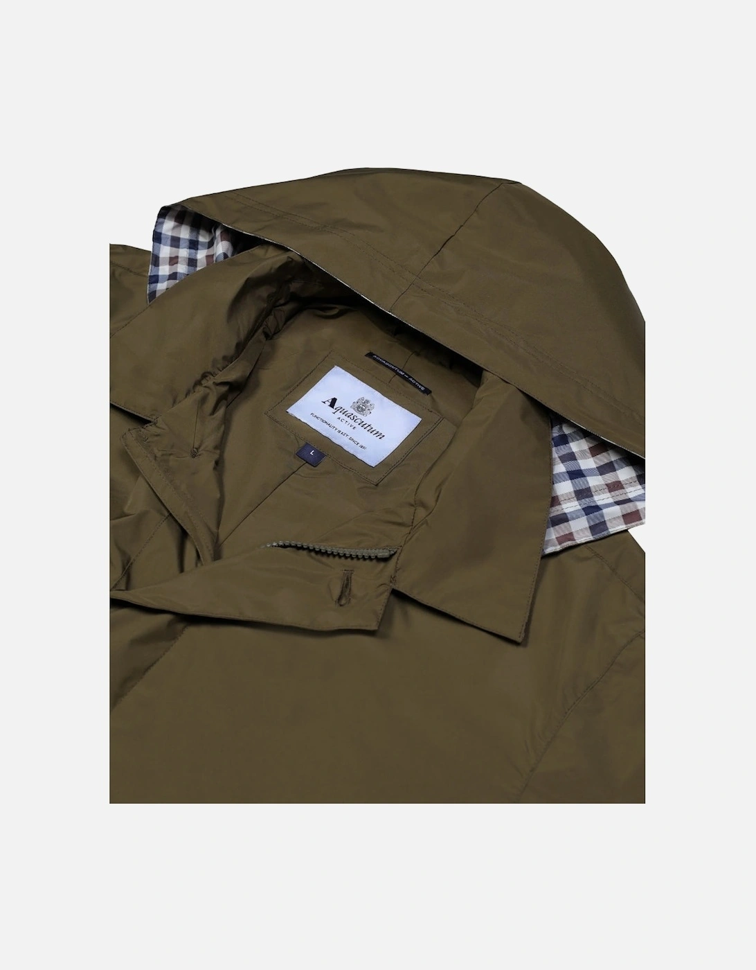 Active Rlg Packable Trench Army Green Jacket