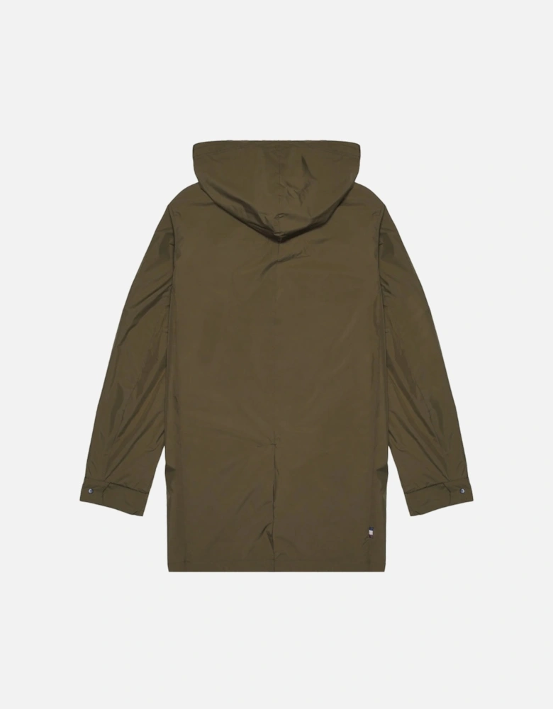 Active Rlg Packable Trench Army Green Jacket