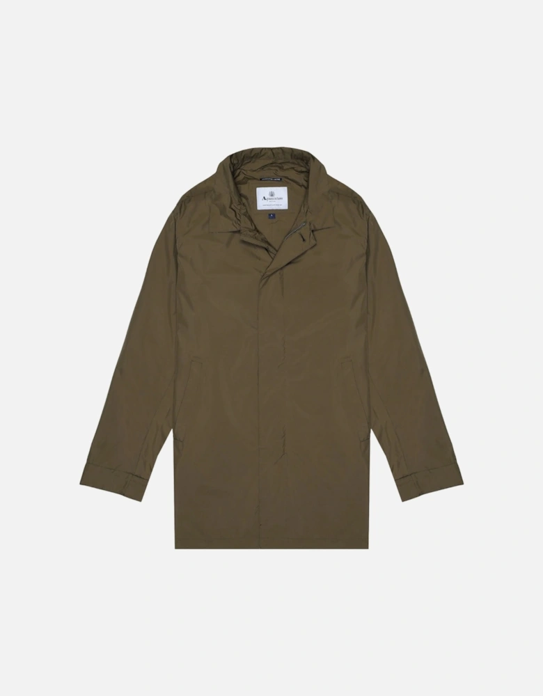 Active Rlg Packable Trench Army Green Jacket