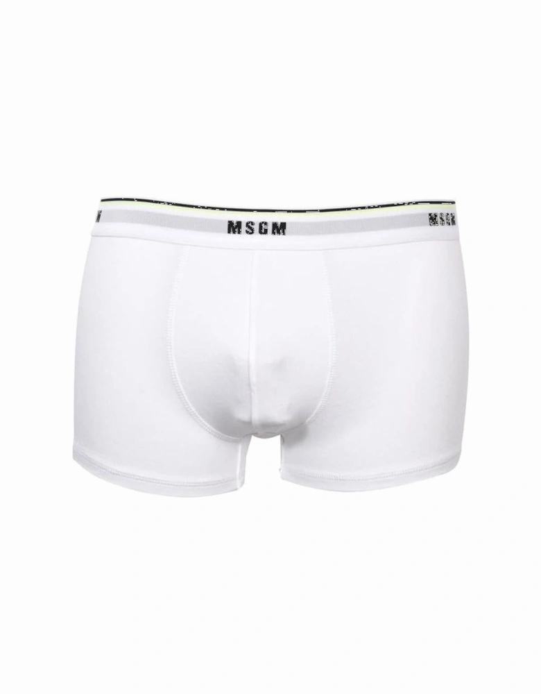 Classic Logo Boxer Trunk, White