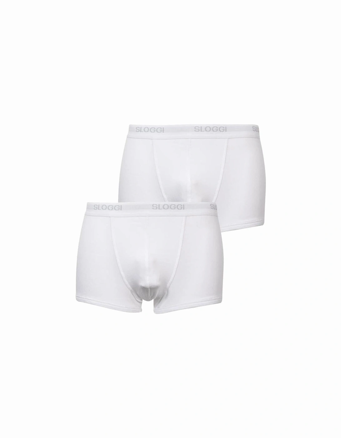 2-Pack 24/7 Hipster Boxer Trunks, White, 5 of 4