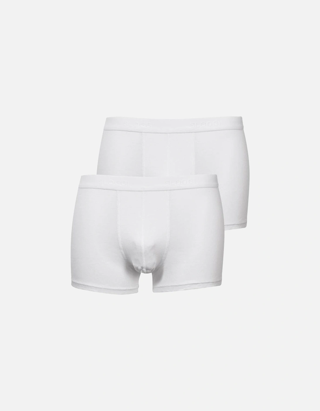 2-Pack 24/7 Short Boxer Trunks, White, 6 of 5