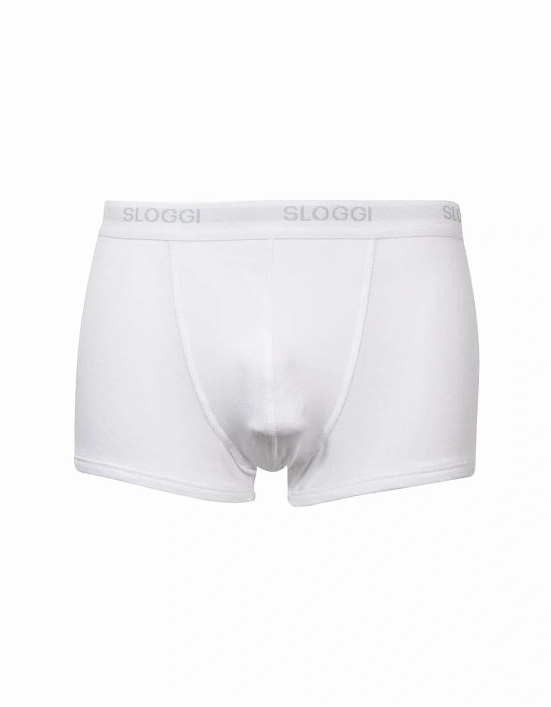 Basic Short Boxer Trunk, White, 4 of 3