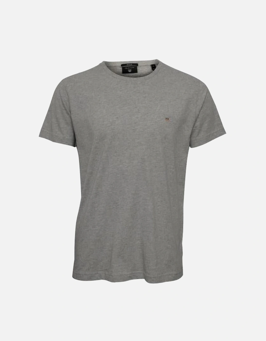 Original Solid Crew-Neck T-Shirt, Light Grey Melange, 4 of 3