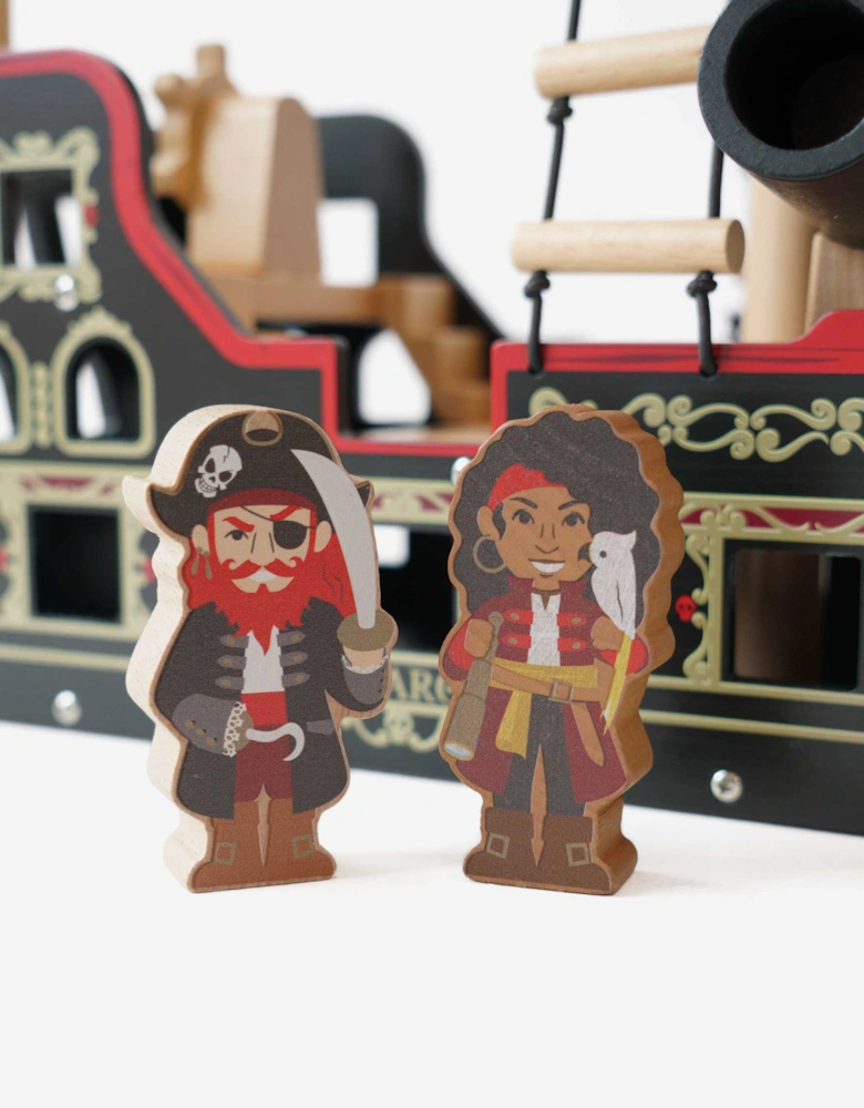 Barbarossa Pirate Ship & Characters (50 x 19 x 48cm)