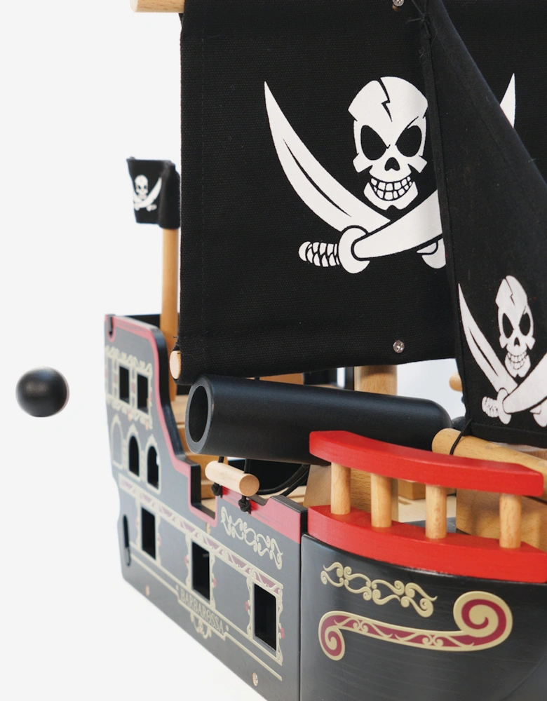 Barbarossa Pirate Ship & Characters (50 x 19 x 48cm)