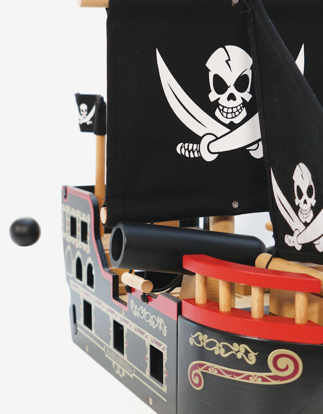 Barbarossa Pirate Ship & Characters (50 x 19 x 48cm)