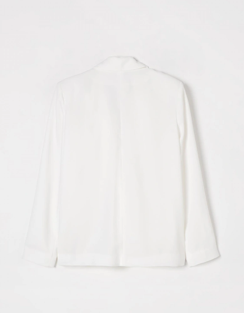 Classic White Blazer