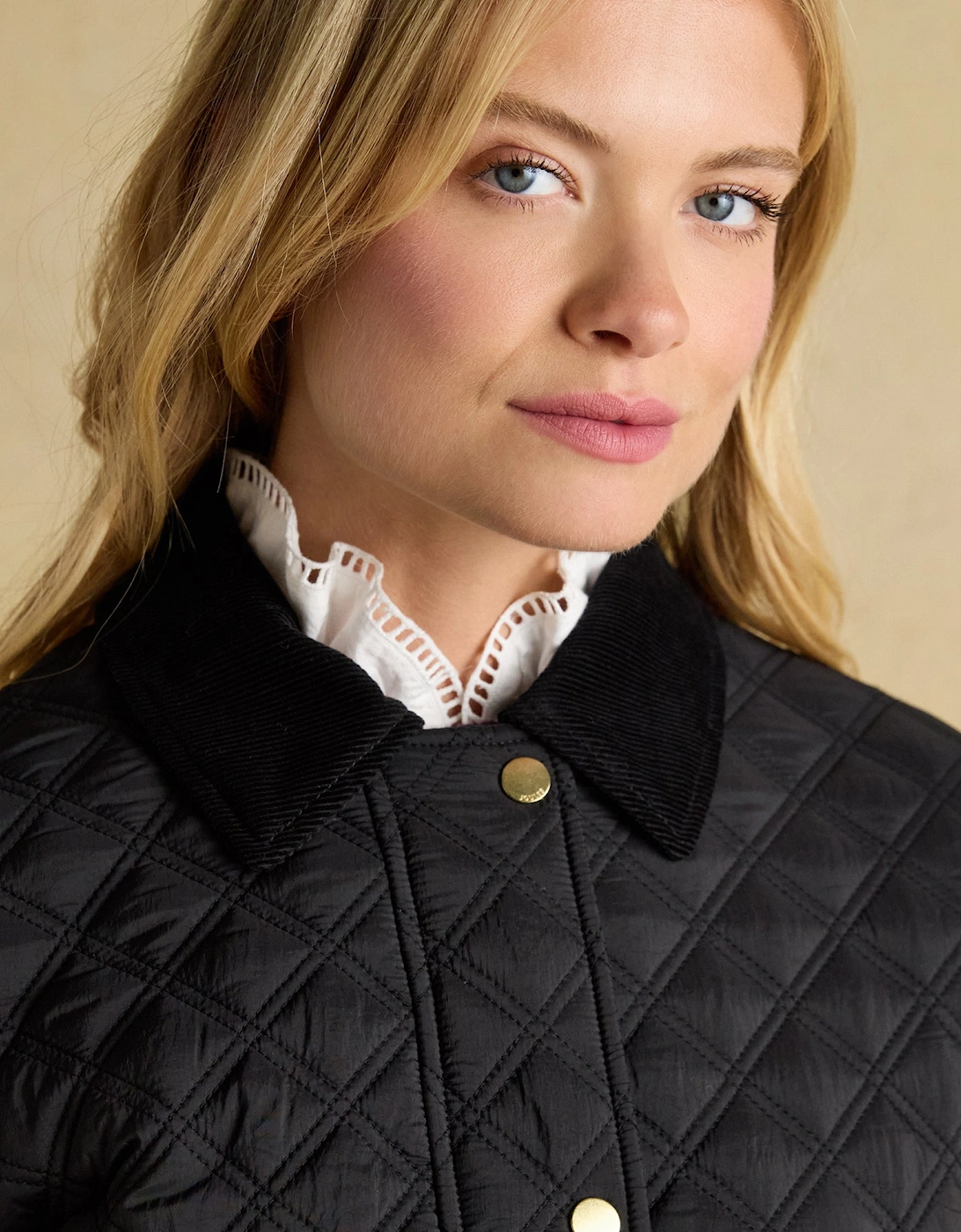 BEATRIX Womens Heritage Quilted Coat Black