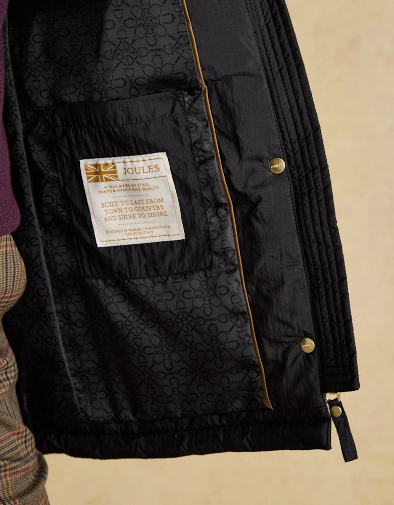 BEATRIX Womens Heritage Quilted Coat Black