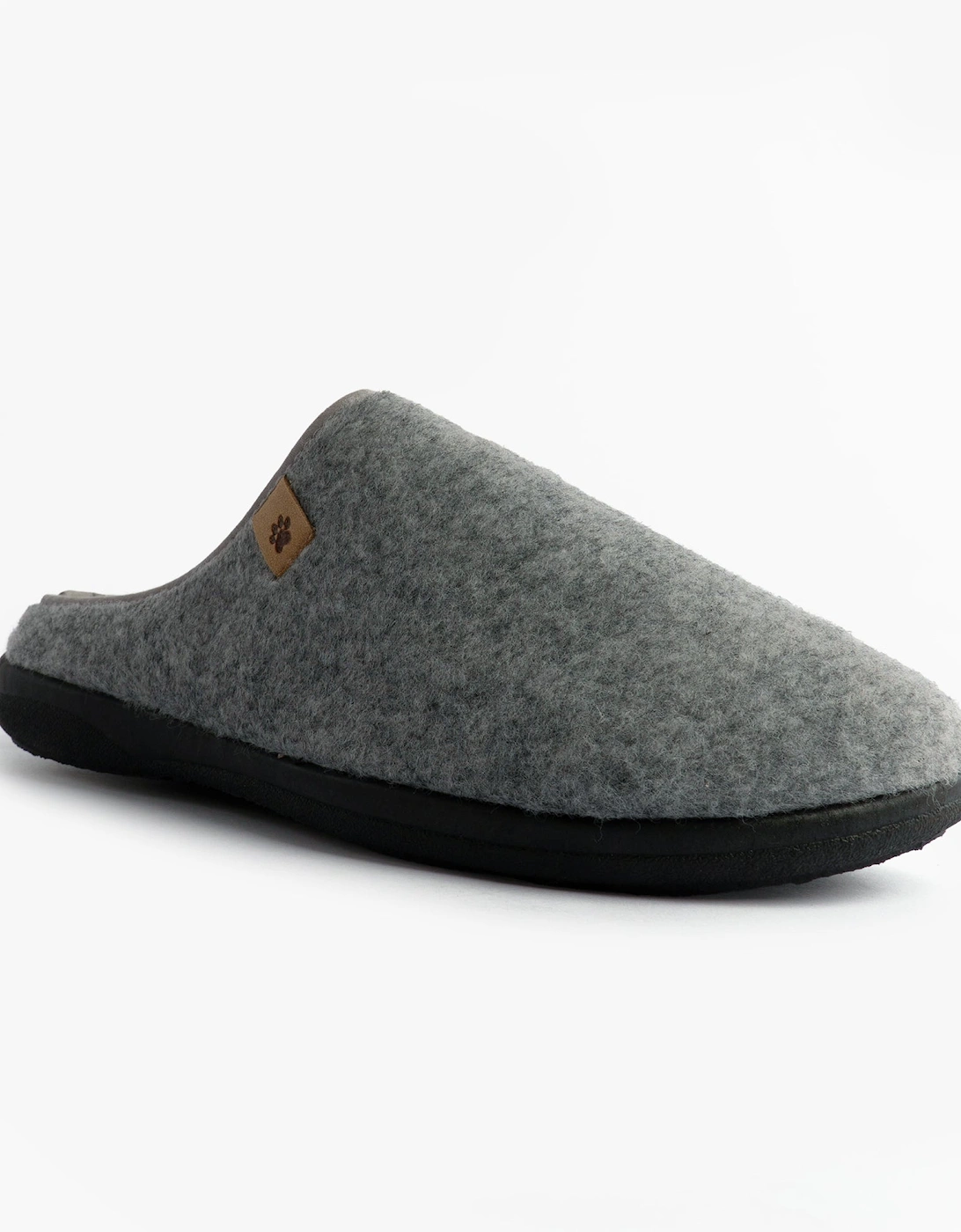 FELIX Mens Mule Slippers Grey