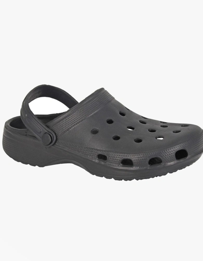 FOAMSTEP Mens Clogs Black