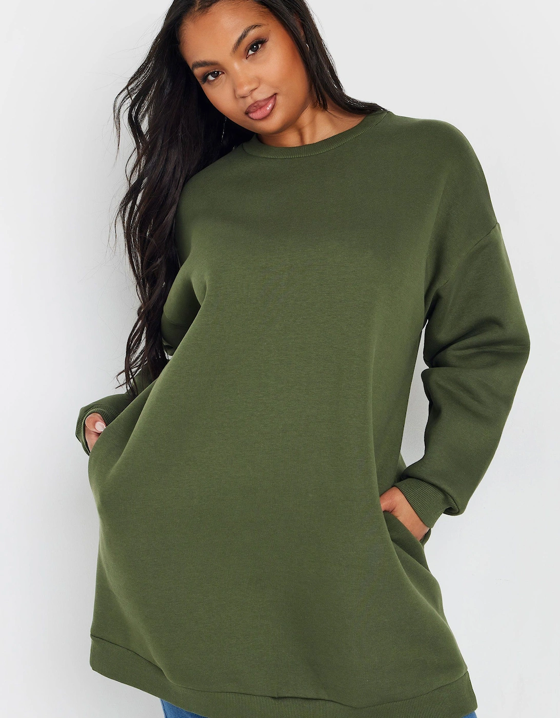 Long Sleeve Sweatshirt Dress, 2 of 1