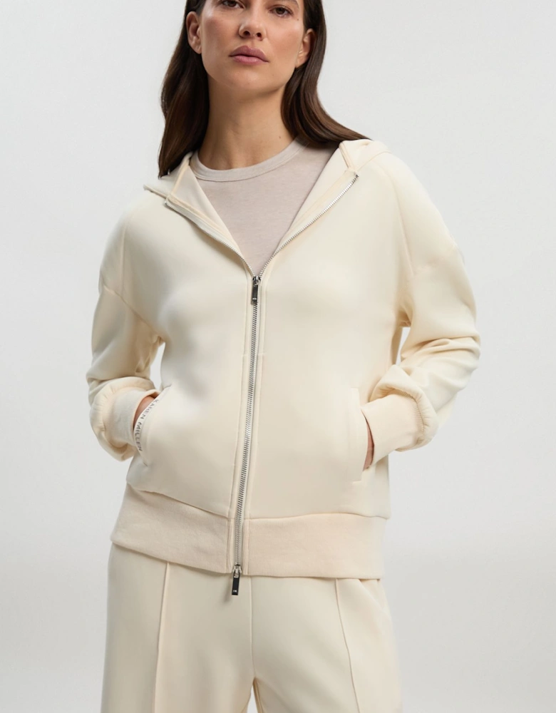 Premium Luxe Lounge Cosy Jersey Zip Up KM Branded Hooded Jumper