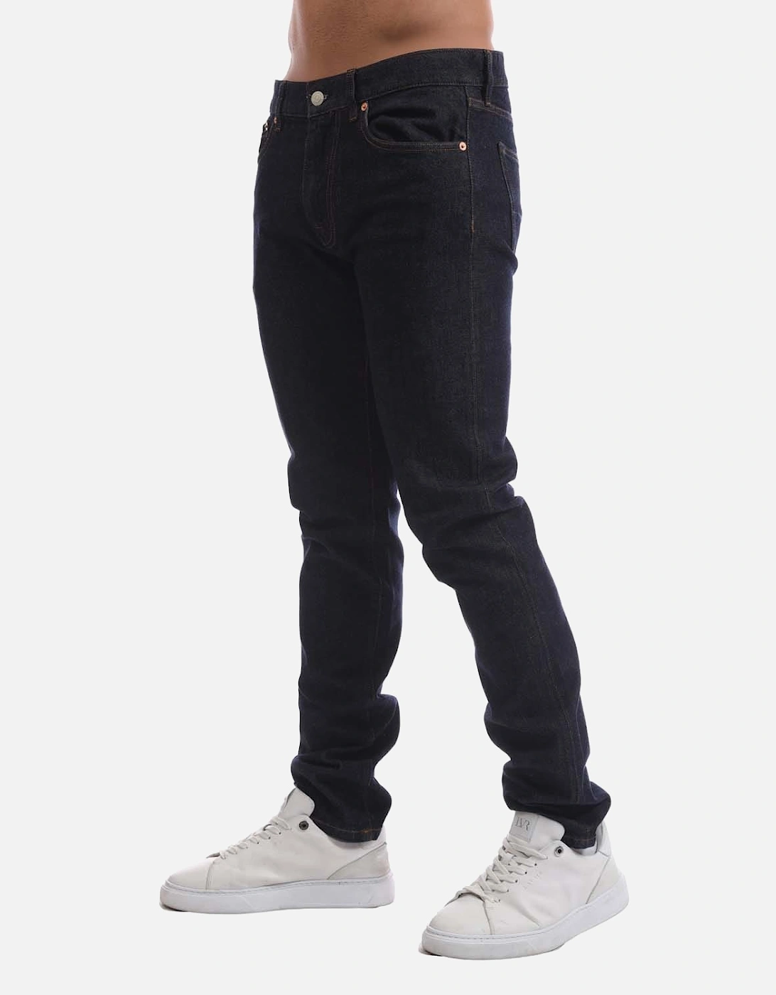 Rinsed Denim Longton Slim Fit Jeans