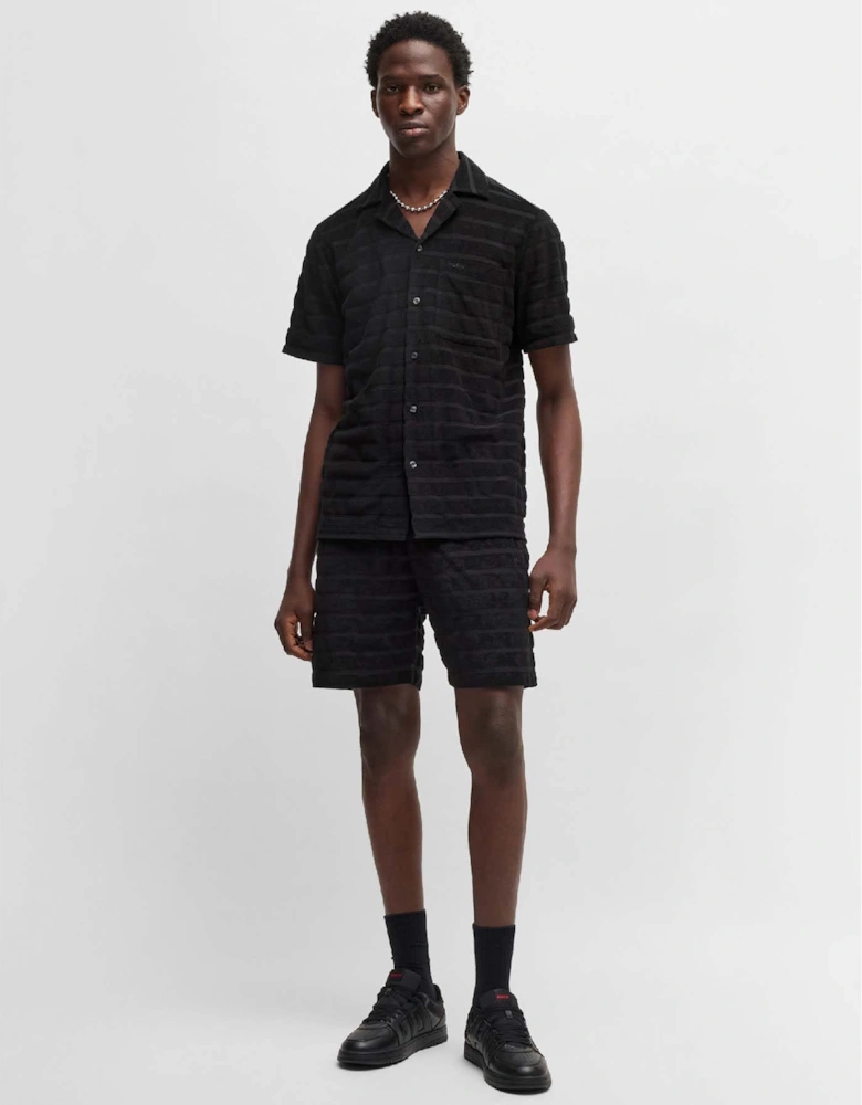 Dutowel Striped Relaxed Fit Shorts