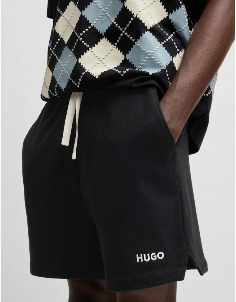 Dulasho Contrast Logo Shorts