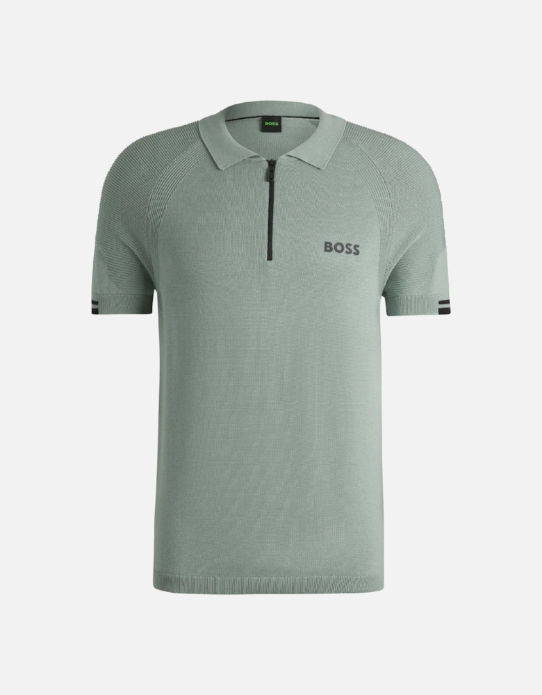 K Perform Max Zip Neck Polo Shirt