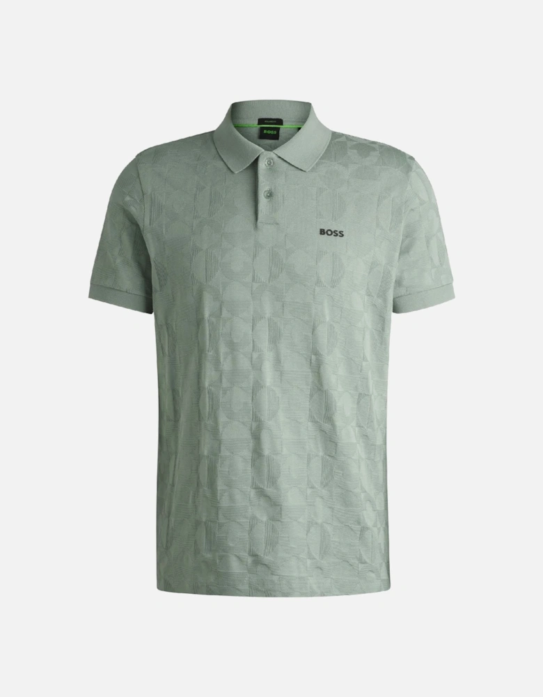 Pirax Circle Jacquard Polo Shirt