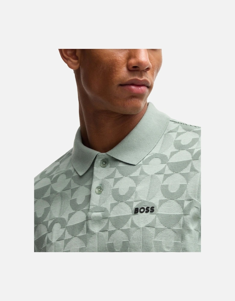 Pirax Circle Jacquard Polo Shirt
