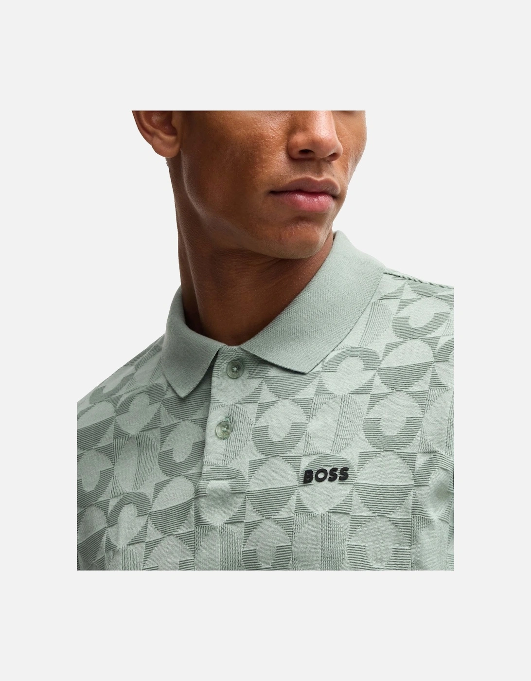 Pirax Circle Jacquard Polo Shirt