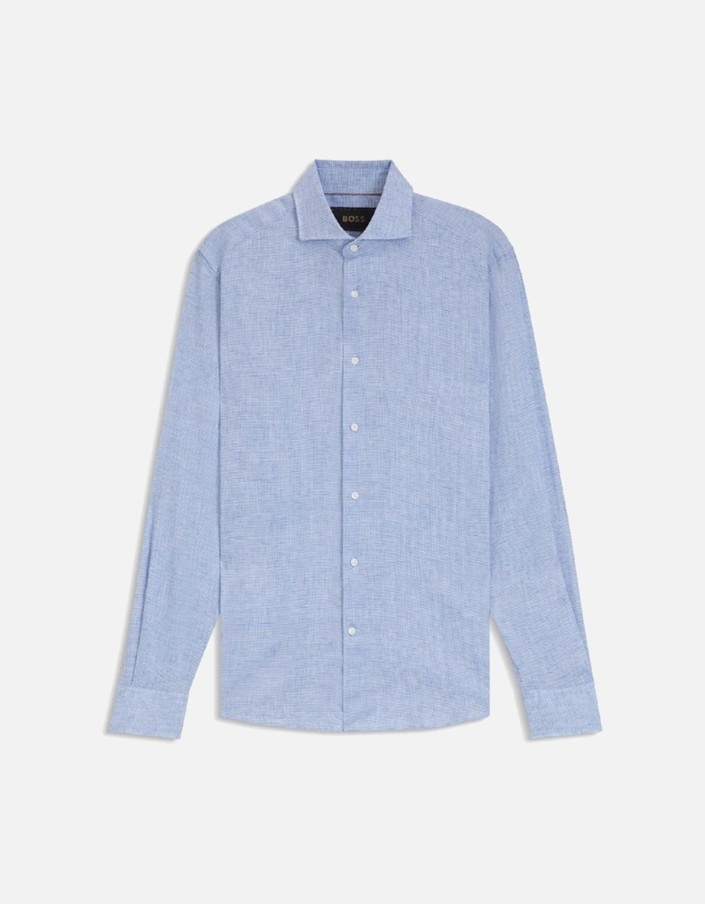 L-Hays Slim Fit Linen Shirt