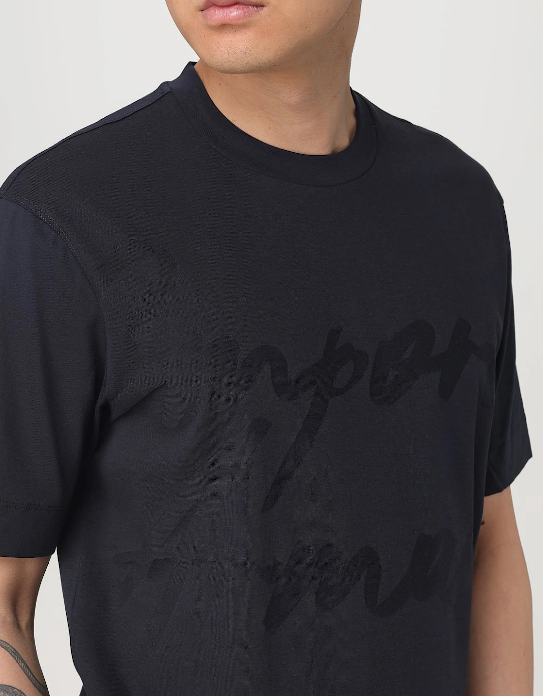 Embossed Logo Short Sleeve Tee