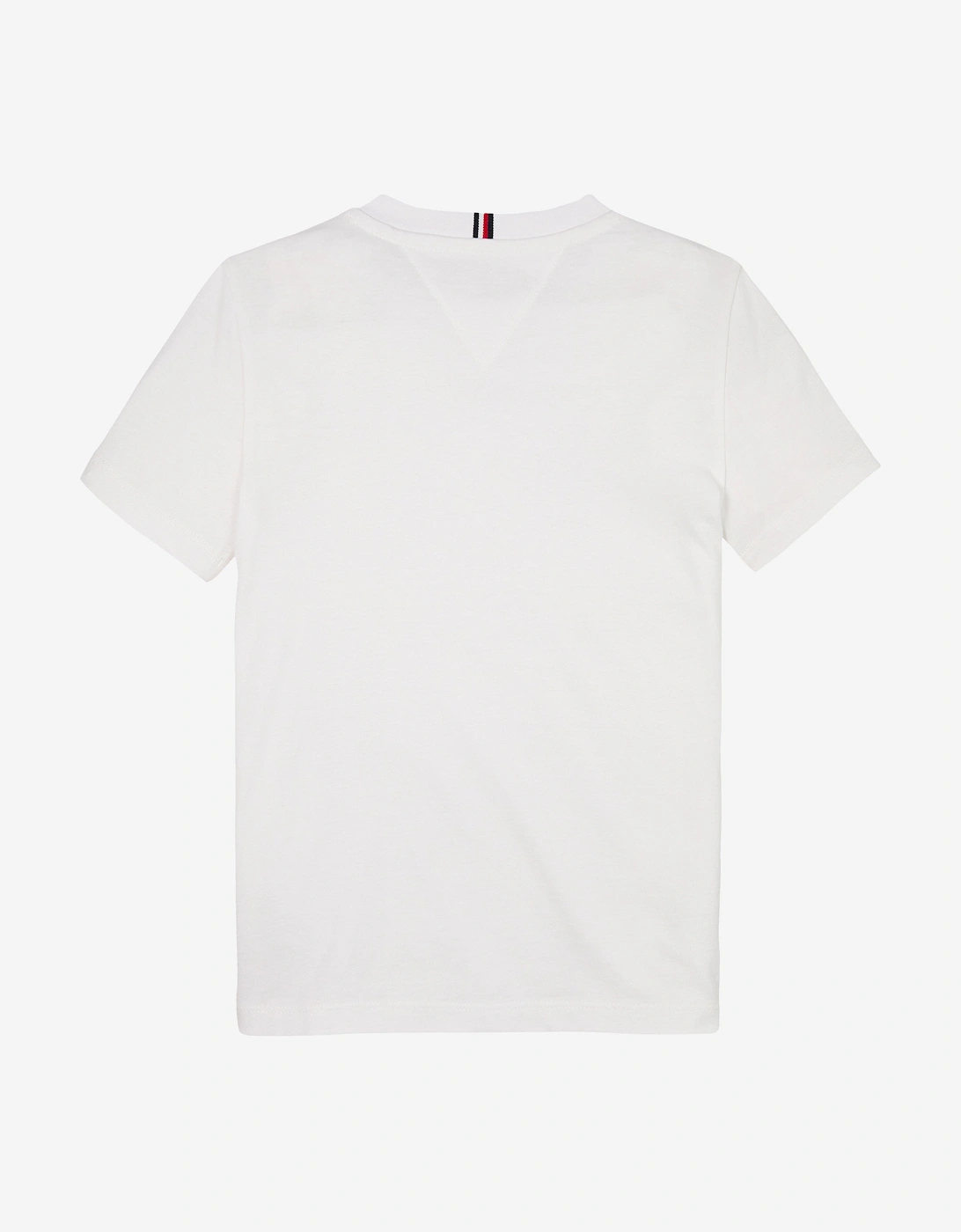 Boys Tommy Flag T-Shirt in White