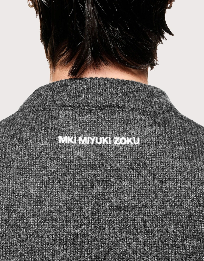 Mohair Blend Crewneck Jumper