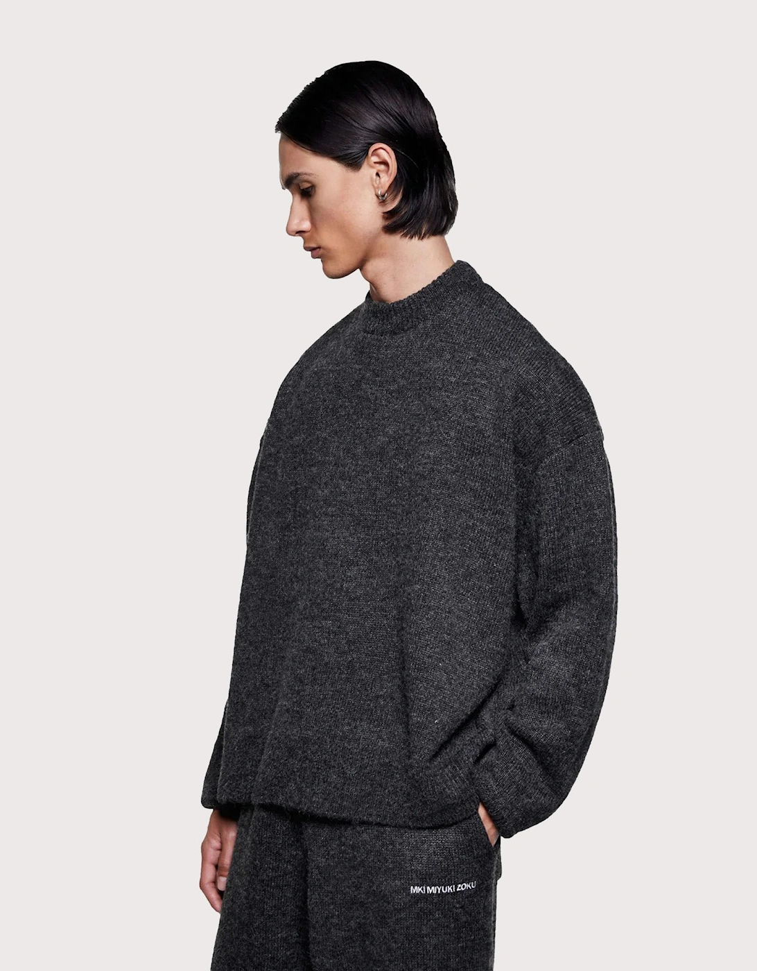 Mohair Blend Crewneck Jumper