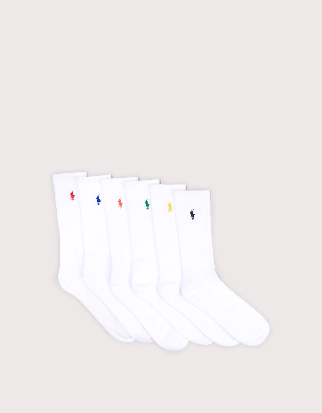 6 Pack of Stretch Crew Socks, 3 of 2