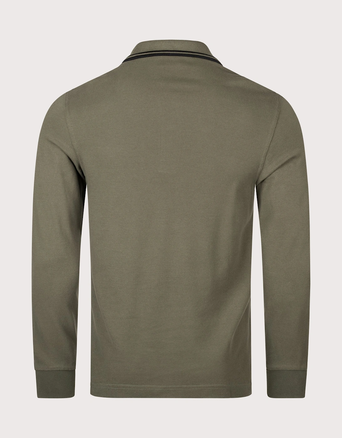 Long Sleeve Twin Tipped Polo Shirt
