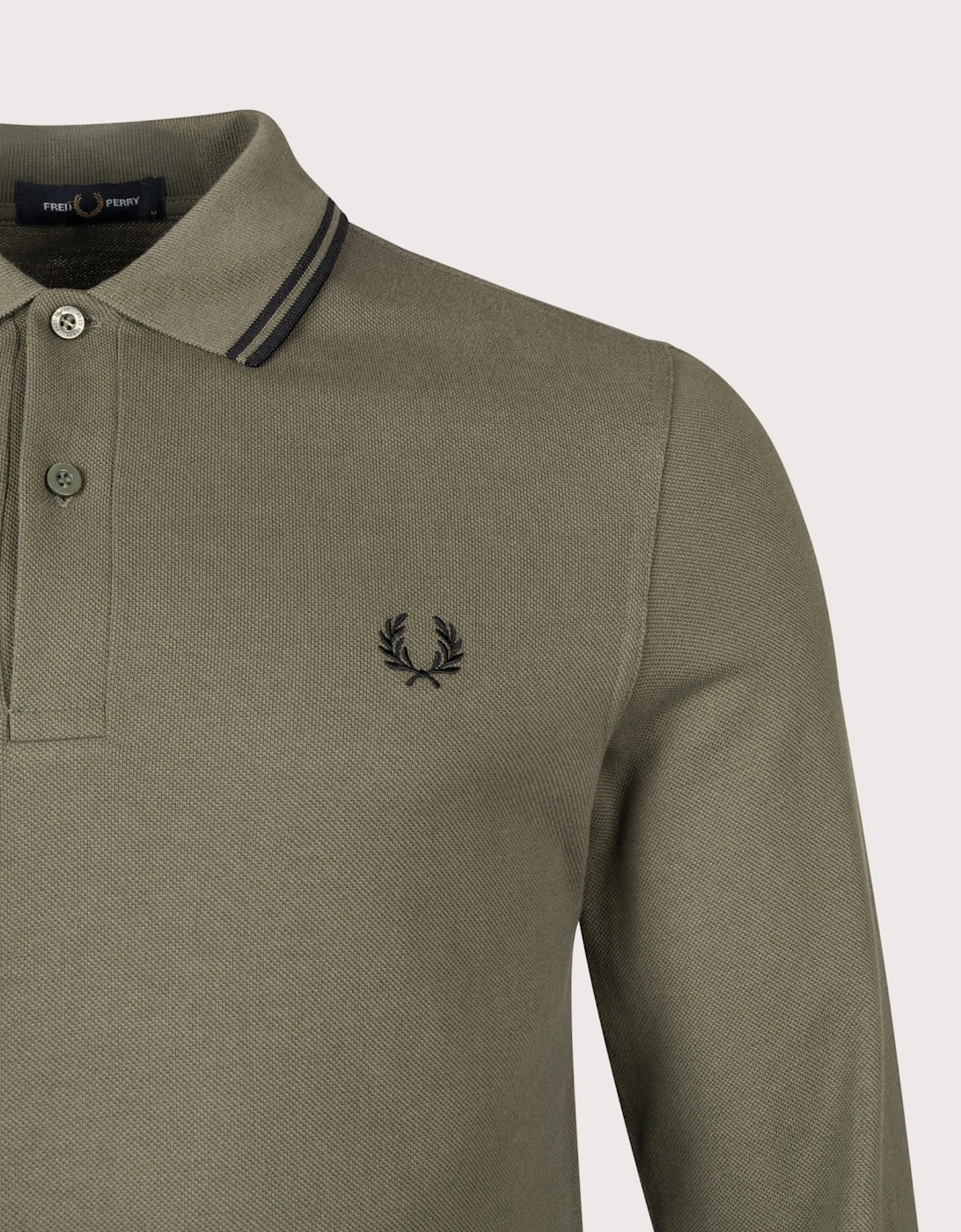 Long Sleeve Twin Tipped Polo Shirt