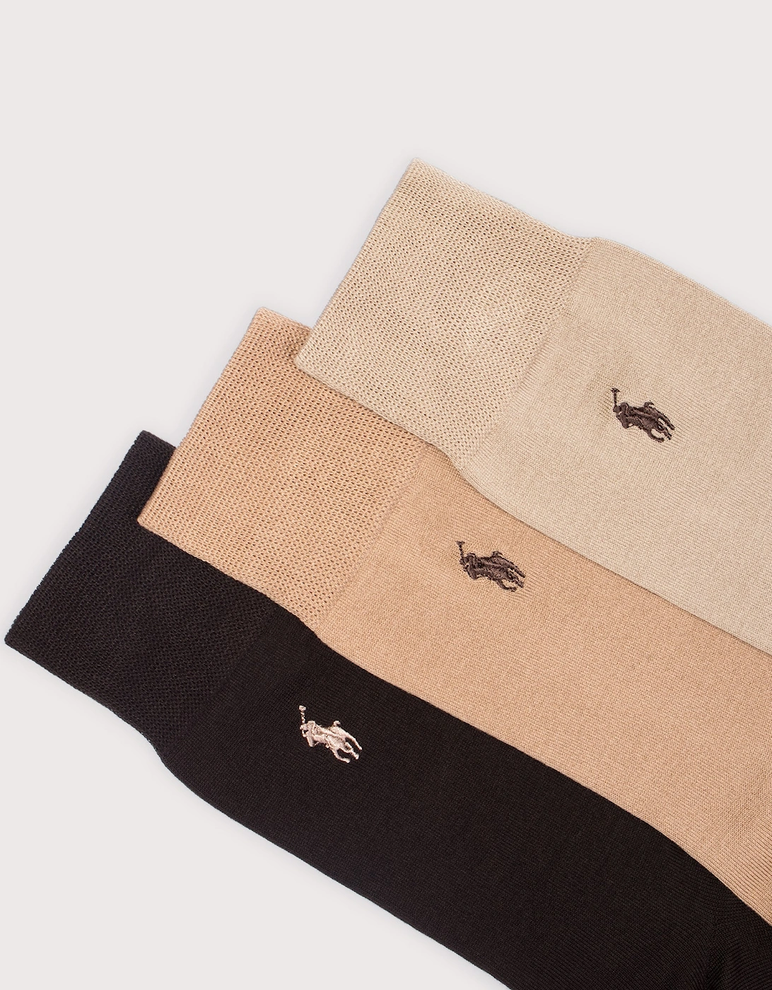 3 Pack of Cotton Blend Crew Socks