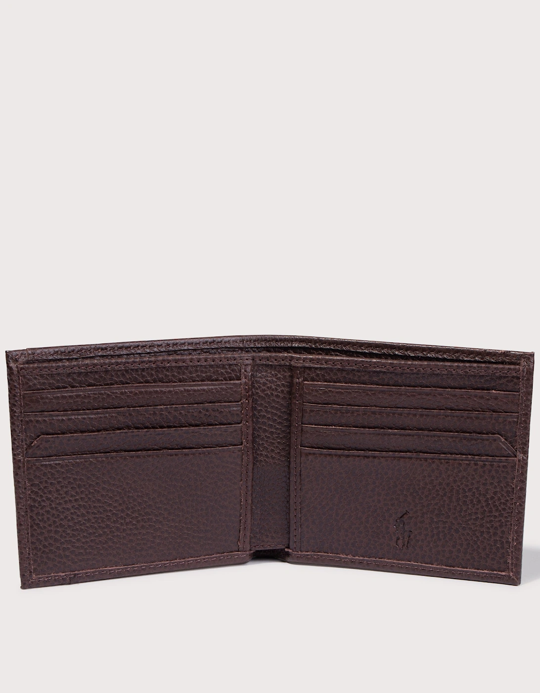 Pebbled Leather Billfold Wallet