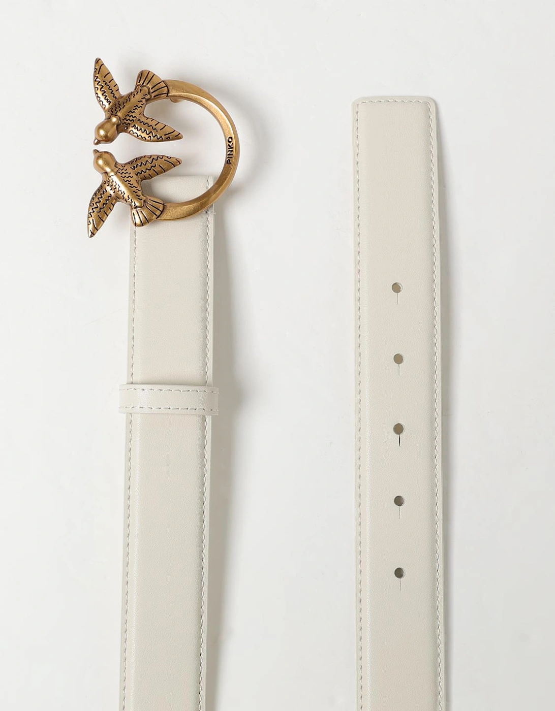 Love Birds Buckle Leather Belt