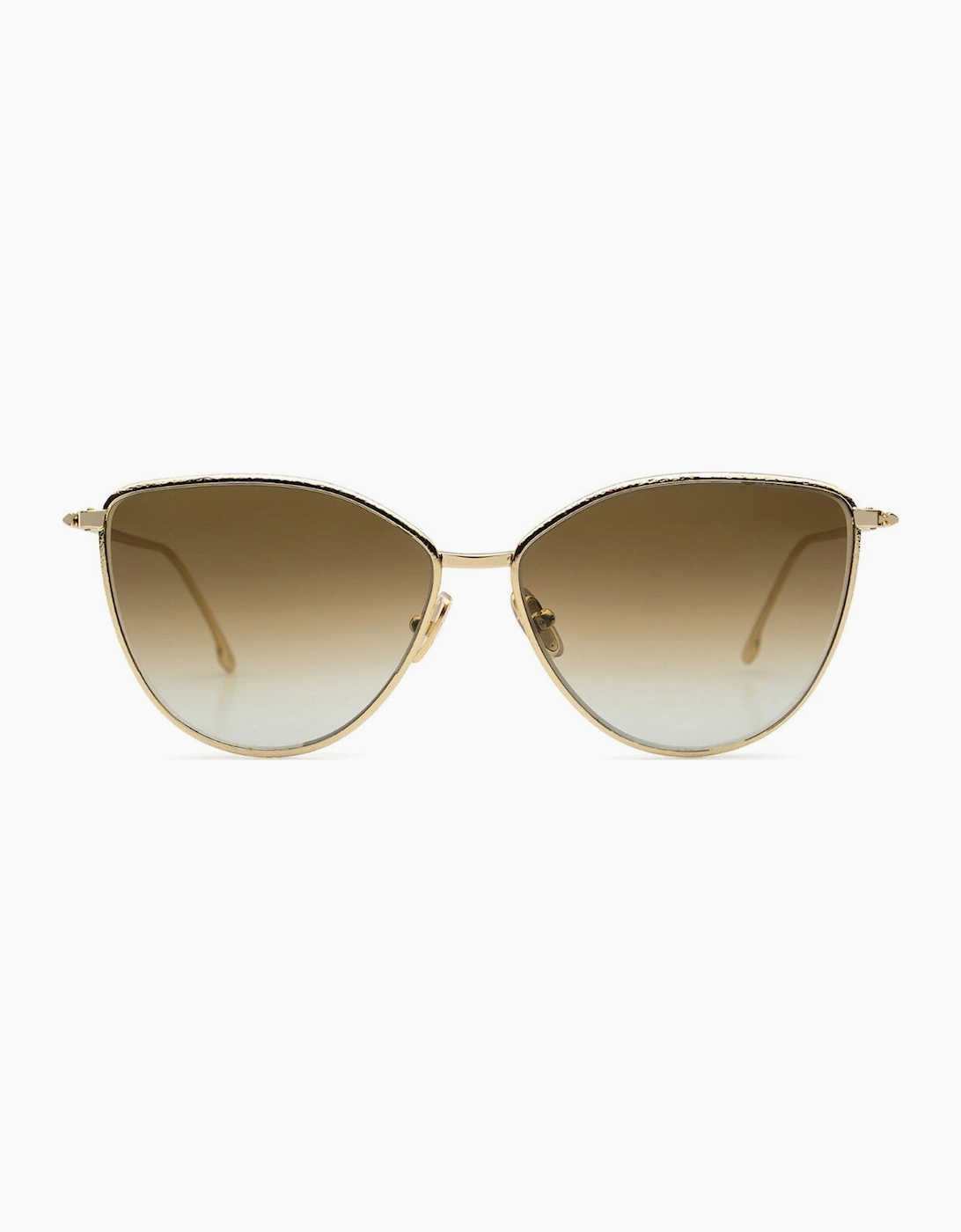 Women's Victoria Beckham Gold Sunglasses - Size: ONE size