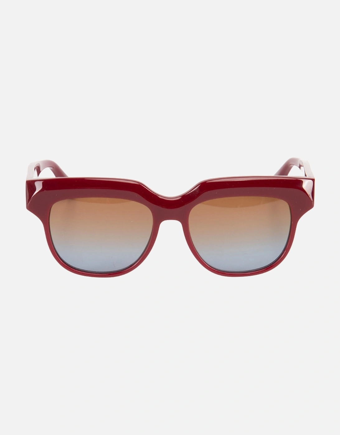 Women's Victoria Beckham Burgundy Sunglasses - Size: ONE size