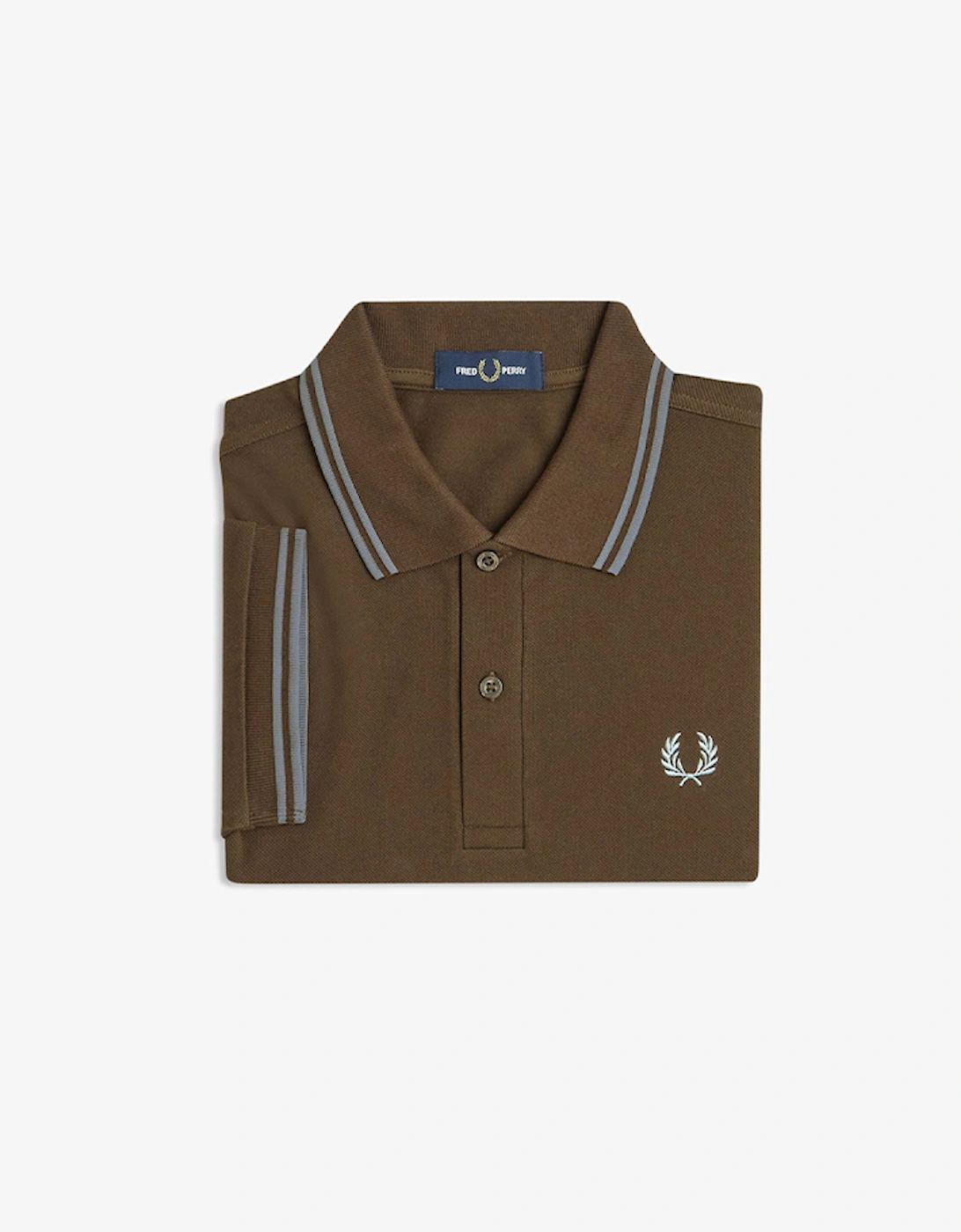 Fred Perry Men's Tan Twin Tipped Polo Shirt  42/Regular Xl