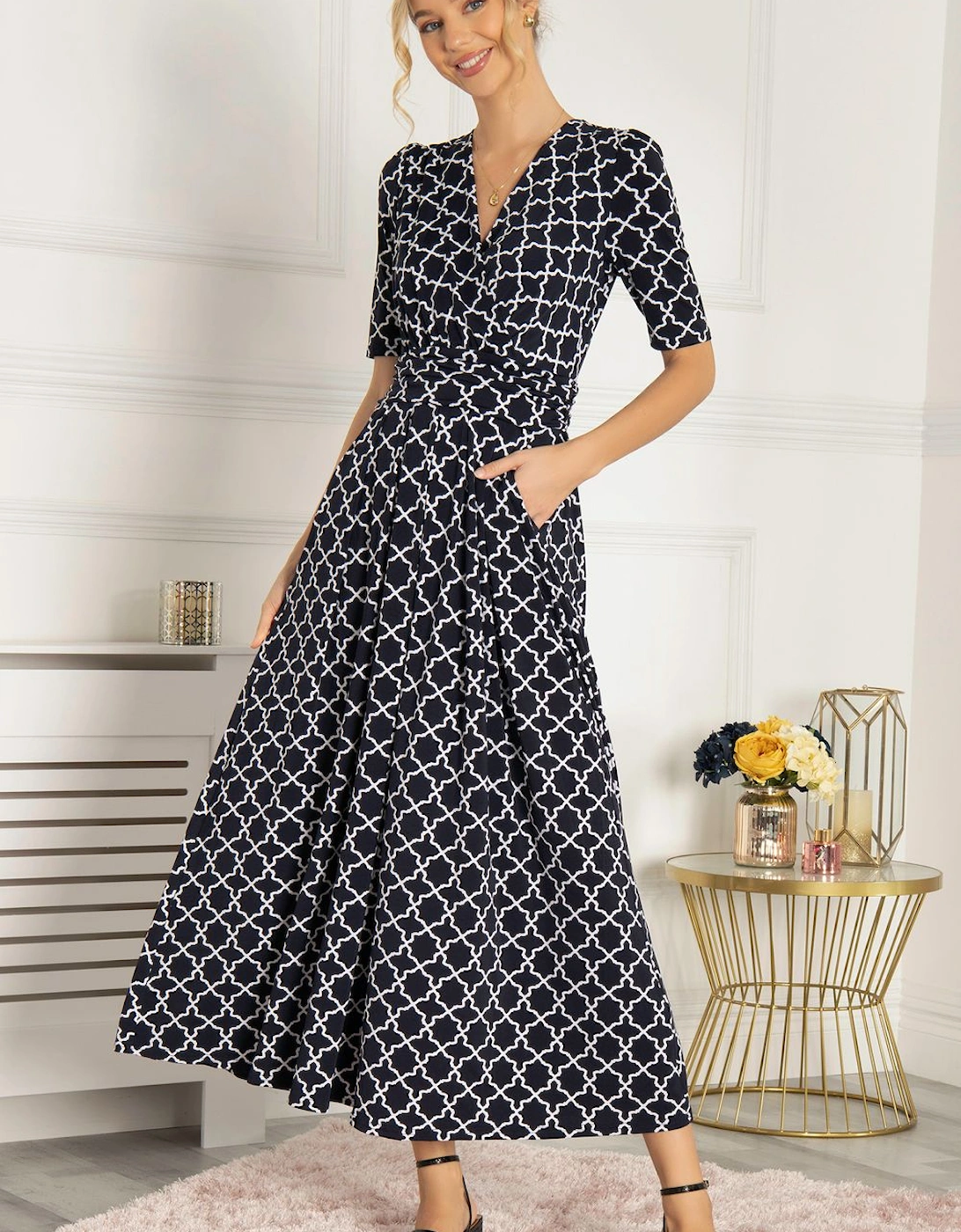 Rayna Jersey Pint Maxi Dress, 2 of 1