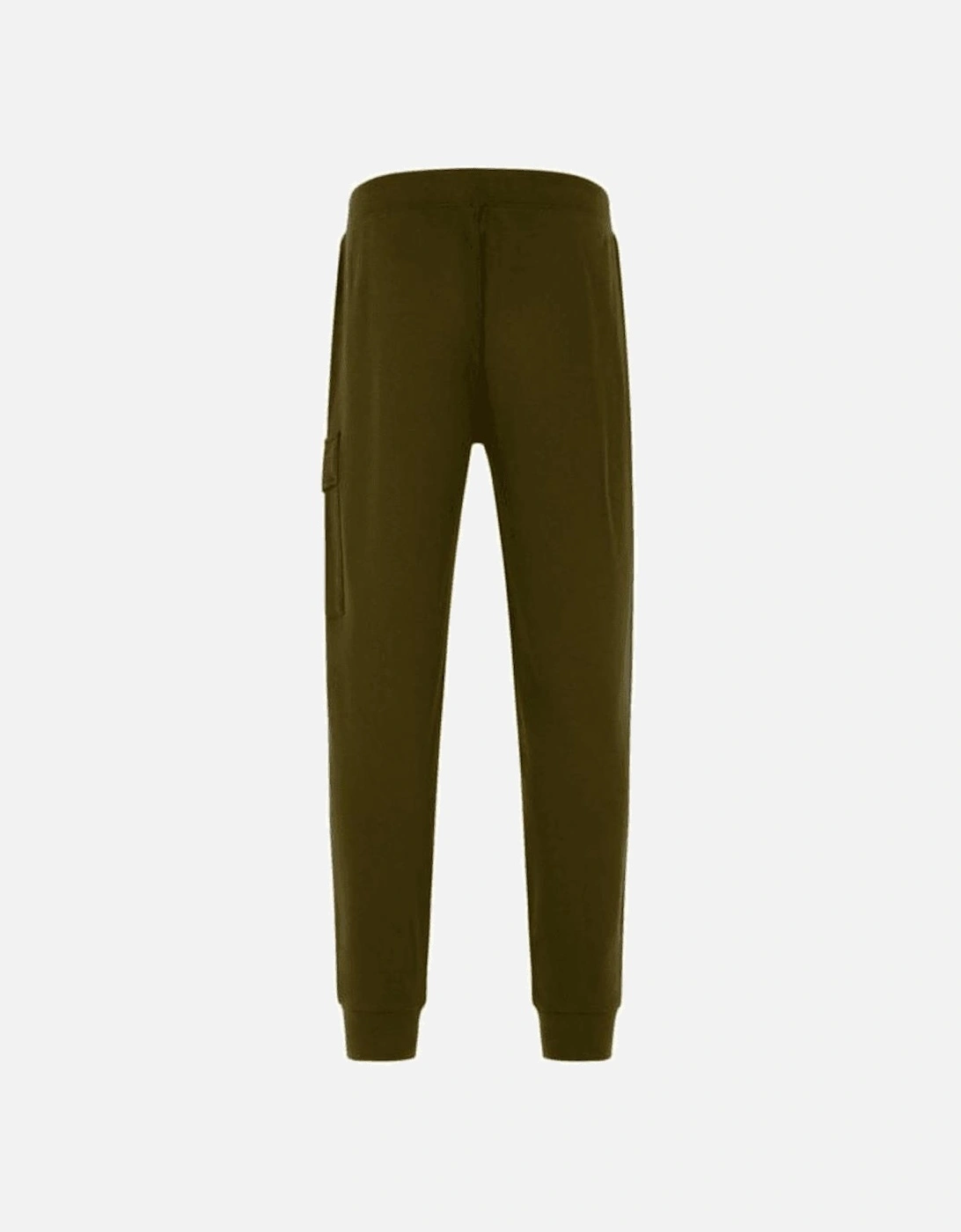 Diagonal Raised Fleece Lens Khaki Sweatpants