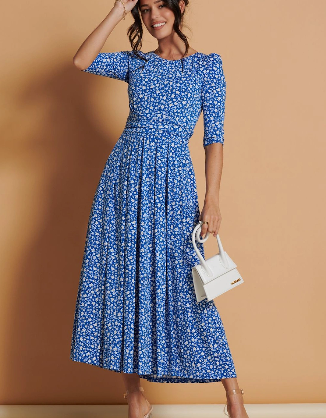 Kimber Jersey Pleated Maxi Dress, 2 of 1