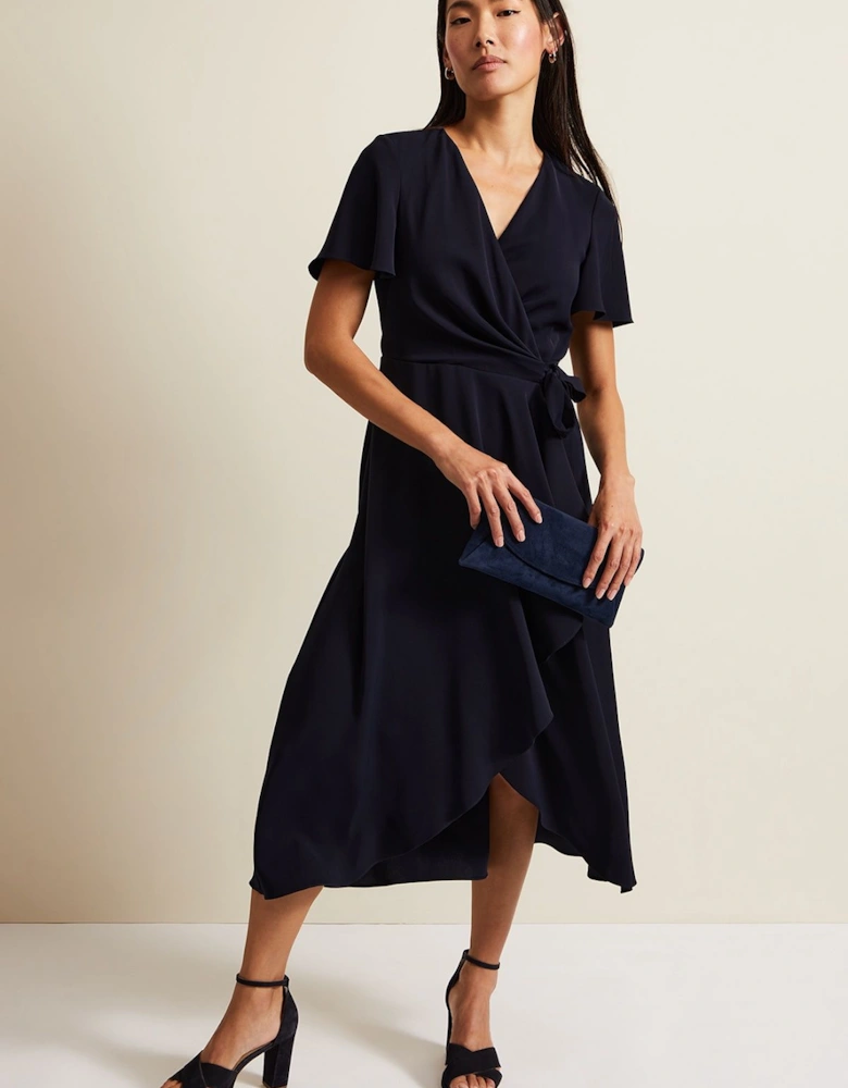 Julissa Frill Wrap Dress.