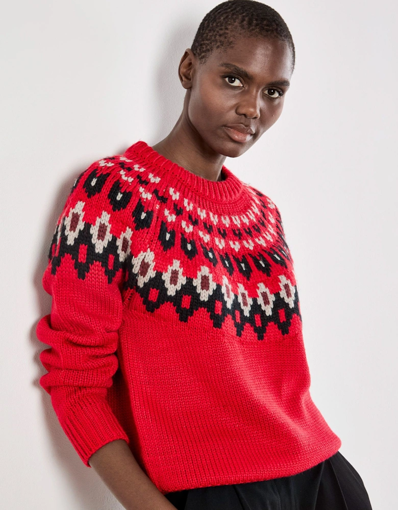 Fair Isle Chunky Knit Jumper