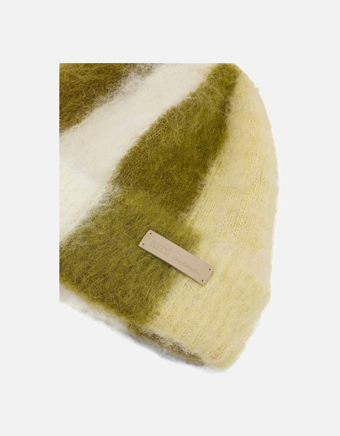 Striped Beanie Green