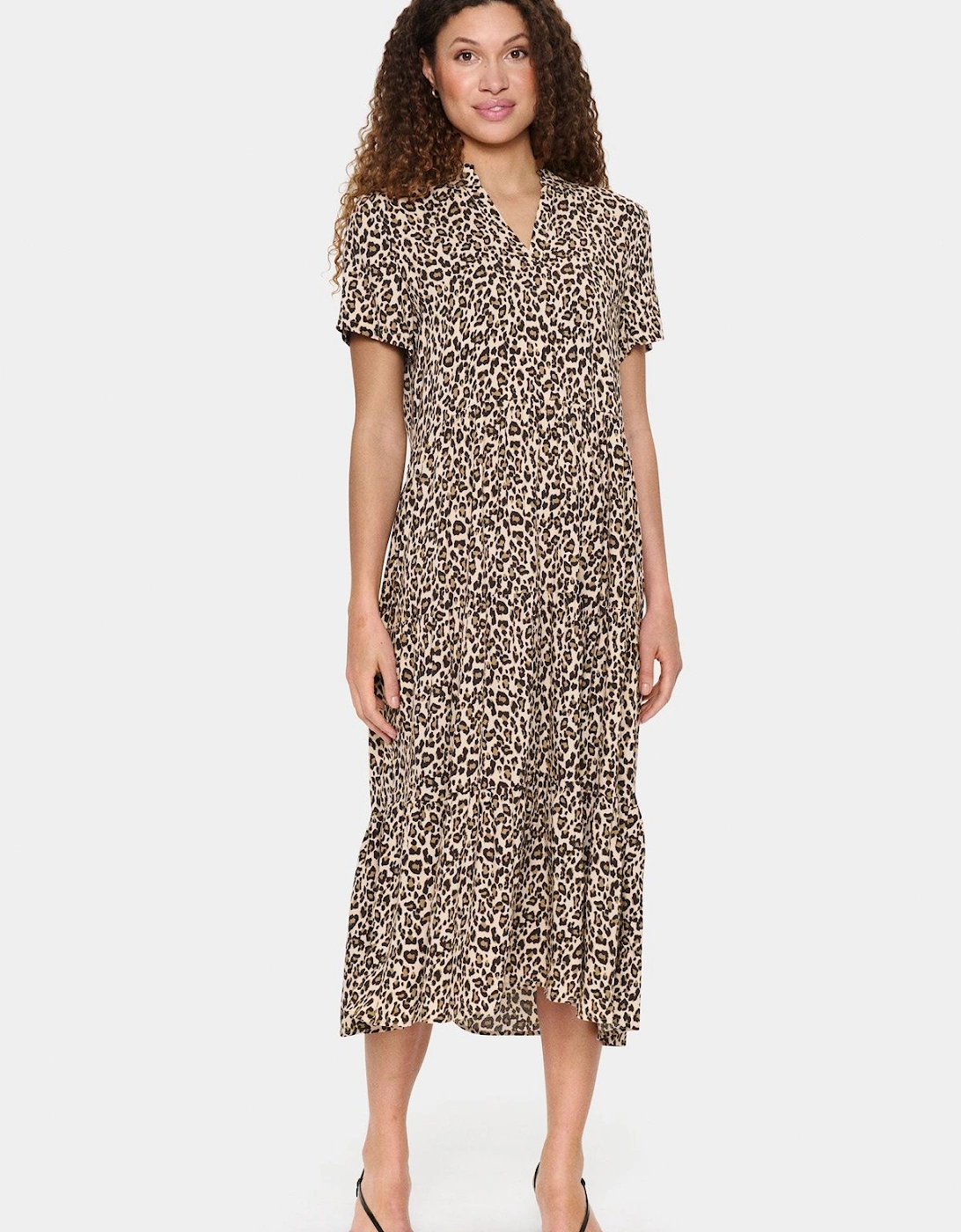 Eda Short Sleeve Maxi Dress, 2 of 1