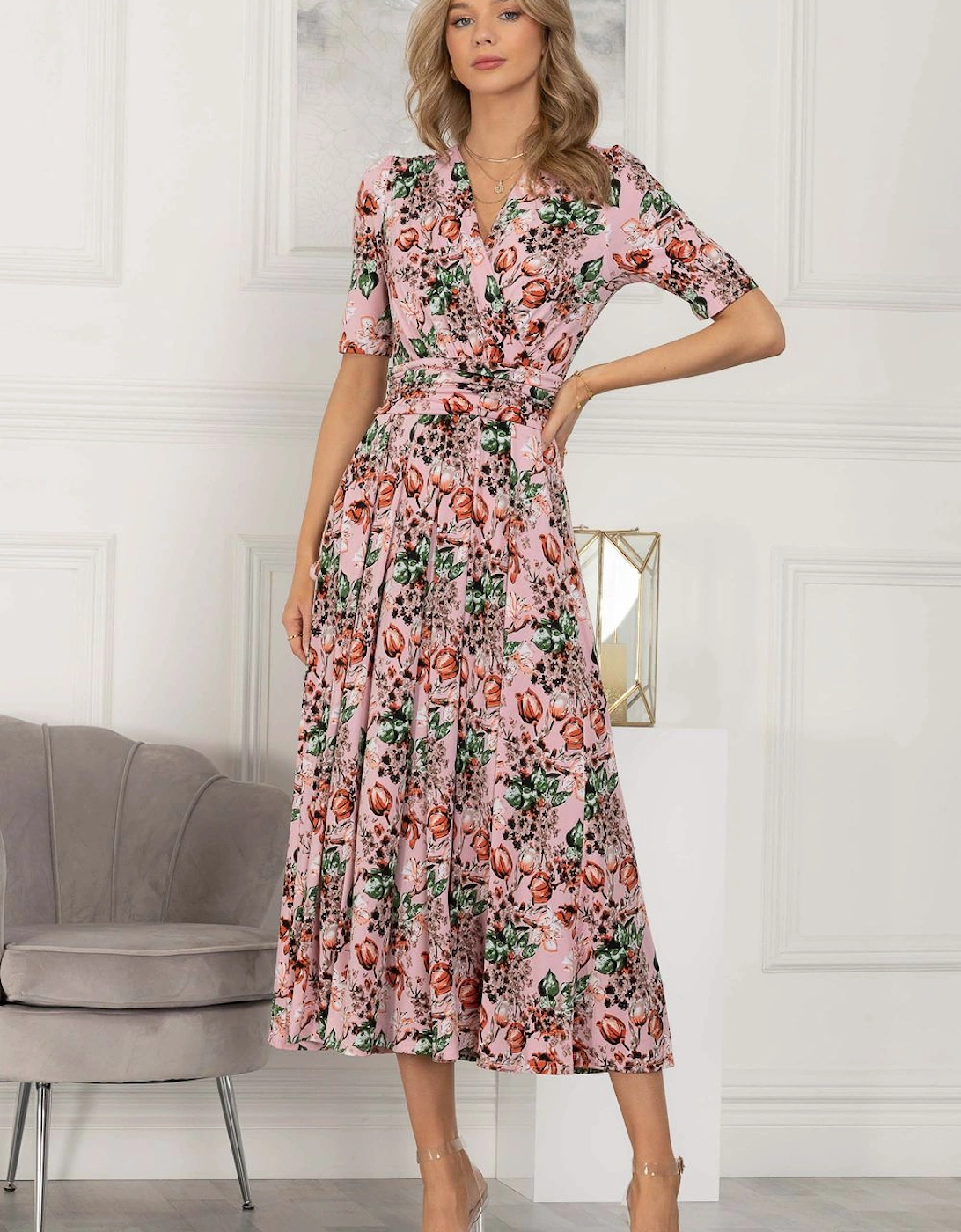 Razilee Print Jersey Maxi Dress, 2 of 1