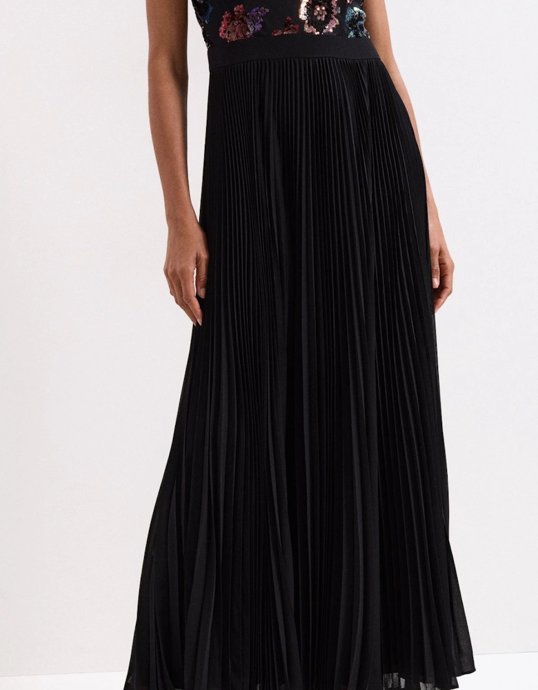 Lela Sequin Maxi Dress