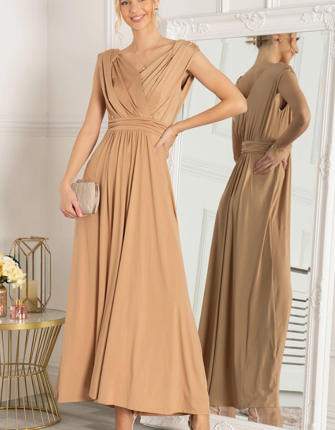 Draped Maxi Dress, 2 of 1